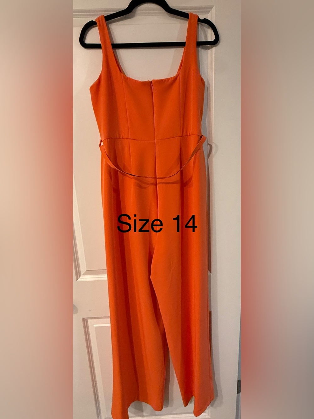 Fashion to Figure Bright Orange Wide-Leg Jumpsuit